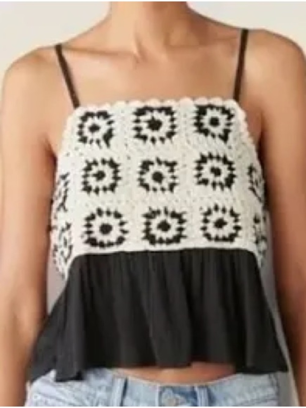 Rebellion Again Crochet Crop Top